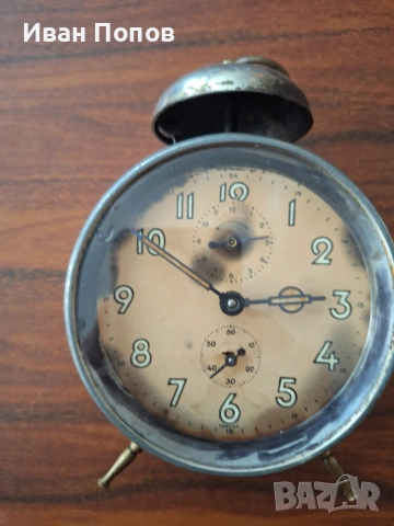 	Будилник механичен, работи точно, звъни, профилактиран,Немски-Foriegn