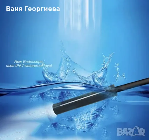 Ендоскопска Водоустойчива камера Wi-fi Ендоскоп HD720P, 3 m, 8 x LED, снимка 5 - Камери - 49387085