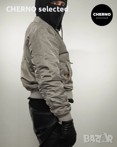 Мъжко бомбър яке ALPHA INDUSTRIES MA-1 Flight Bomber Jacket – размер XL•L – отлично състояние, снимка 10 - Якета - 52977206