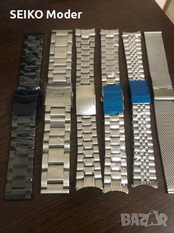 Seiko Jubilee ,Citizen дайвърска гума ,верижки неръждаема стомана,кожени каишки, снимка 2 - Каишки за часовници - 31264322