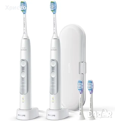 НОВО!!! Комплект 2 електрически четки за зъби Philips Sonicare ExpertClean HX9611/19