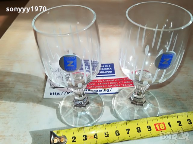 немски кристални чаши 2бр 2402231550, снимка 16 - Колекции - 39791833