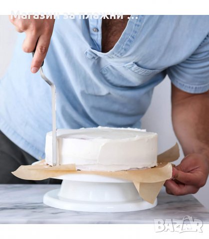 ВЪРТЯЩА СЕ ПОСТАВКА ЗА ТОРТА С ДИАМЕТЪР 28 СМ. - код 2875, снимка 2 - Аксесоари за кухня - 34148596