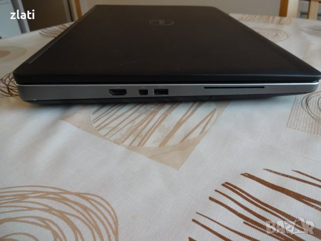 Лаптоп Dell Precision 7710 i7-6820HQ 2.70GHz/RAM 32GB DDR4/NVMe 256GB/NVIDIA Quadro M3000M 4GB DDR5, снимка 5 - Лаптопи за игри - 38768261