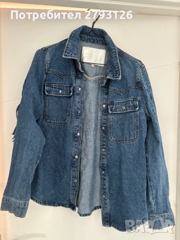 Дамска връхна дънкова риза 