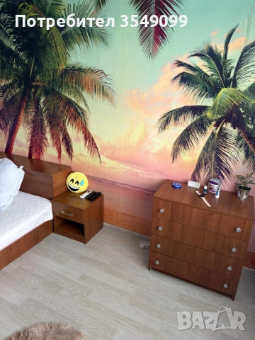 Комплект приста гардероб и скрин, снимка 3 - Спални и легла - 53651938