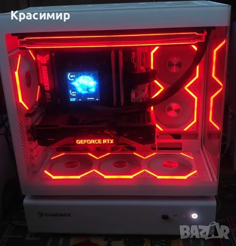 Геймърски компютър Ryzen 7 9700x, GeForce RTX 3080Ti,32gb ddr5,1tb nvme, снимка 4 - Геймърски - 56250404