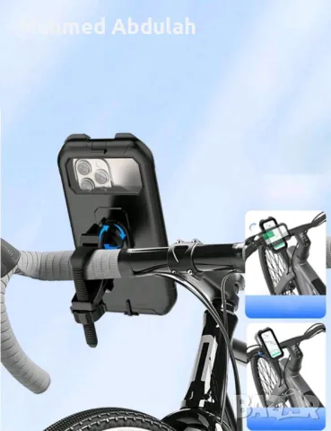 Водоустойчива стойка за мобилен телефон за велосипед , снимка 2 - Велосипеди - 50399298