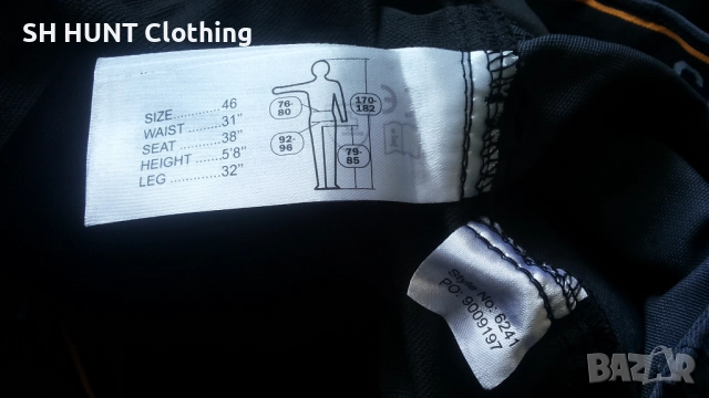 Snickers 6241 Allround Work Stretch Trouser разм 46 / S панталон с от части еластична материя W4-415, снимка 17 - Панталони - 52025525