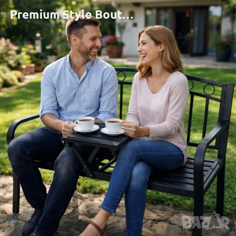 Градинска пейка 2 в 1 с разтегателна маса - удобство и функционалност, снимка 8 - Градински мебели, декорация  - 53822653