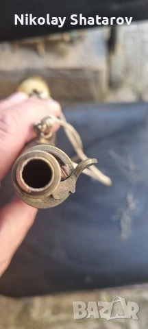 Стара барутница , снимка 5 - Антикварни и старинни предмети - 53125507