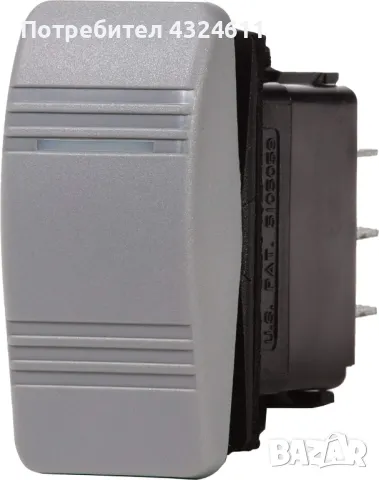 Водоустойчив елетрически ключ Blue Sea Systems Contoura III-8221, за морски, автомобилни, офроуд и и