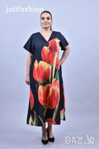 Рокли едри жени, снимка 12 - Рокли - 26131562