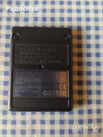 PS 2 memory card  8 MB  Sony, снимка 2 - Аксесоари - 52055194