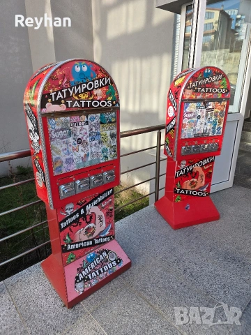 Вендинг машина за татуировки , снимка 3 - Вендинг машини - 53848934