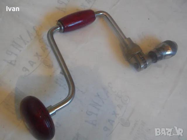 РЪЧЕН МАТКАП ДРЕЛКА БОРМАШИНА С ГОЛЯМ ПАТРОННИК ф13мм НЕМСКО СТАРО ВИСОКОКАЧЕСТВЕНО ПРОИЗВОДСТВО ФРГ, снимка 6 - Бормашини - 48397208