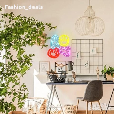 Нова неонова светлина/Led за стена Стая Декорация Подарък, снимка 2 - Декорация за дома - 41430367