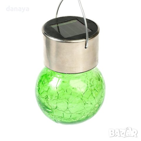 3826 Градинска соларна лампа Light bulb green, снимка 4 - Градински мебели, декорация  - 41400103