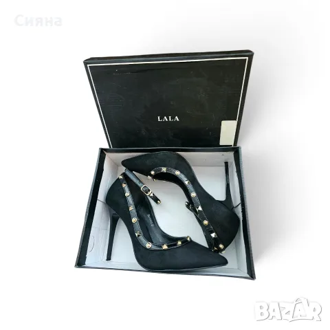 Черни обувки с ток - 37, снимка 3 - Дамски елегантни обувки - 55943338