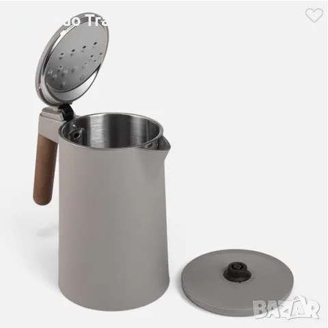 Метална електрическа кана Mercado Trade, 1,5 л., 2200W, Бежов, снимка 2 - Кани - 55931907