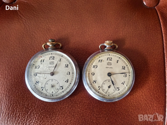 Стар немски джобен часовник "Saturn "