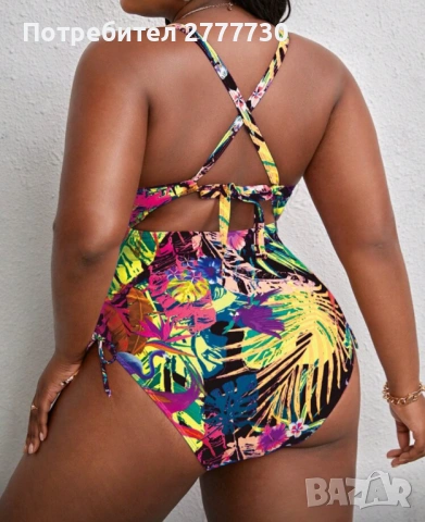 Бански 2XL  гр.120 ханш 130см , снимка 2 - Бански костюми - 53497760