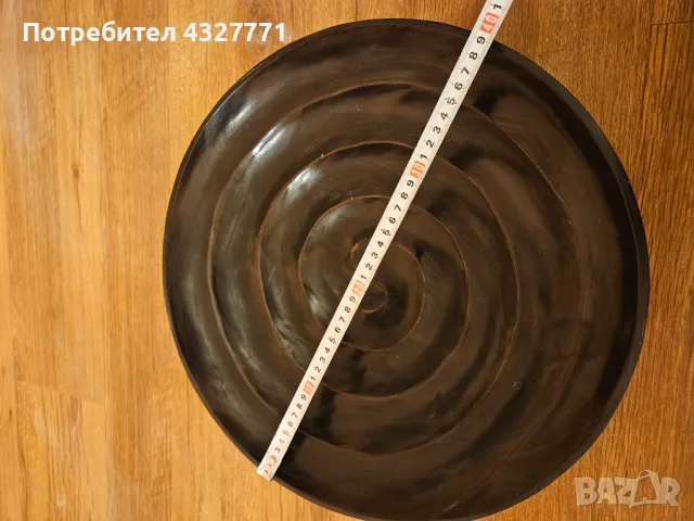 Ваза и поднос черен цвят, снимка 3 - Вази - 48403990