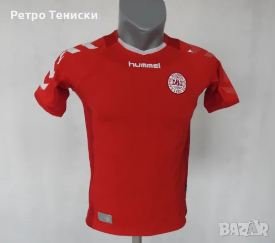 Тениска Denmark — Домакински Hummel — Деца размер L Червено (сезон 2004)