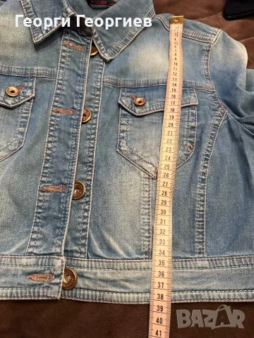 Късо дънково яке Pause jeans, снимка 7 - Якета - 49518450