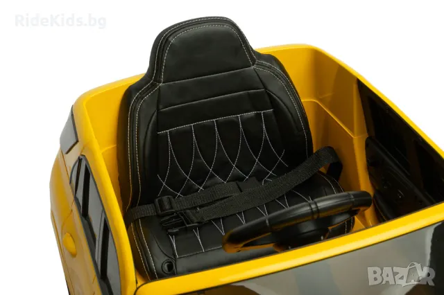 Луксозна детска акумулаторна кола MERCEDES W166 – Жълт, с дистанционно и LED светлини, снимка 14 - Детски велосипеди, триколки и коли - 49975544
