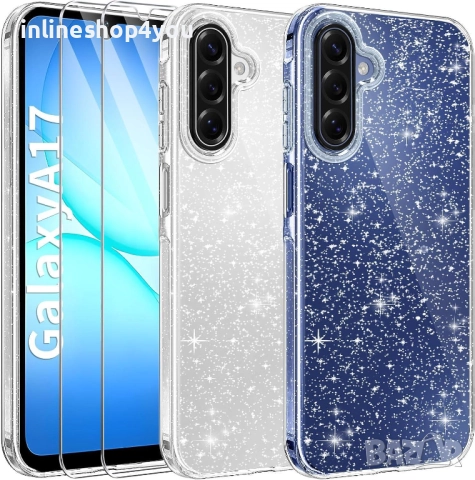 Блестящ Кейс Glitter Case за Samsung Galaxy A17, снимка 5 - Калъфи, кейсове - 51703438