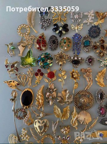 Брошки,винтидж , снимка 2 - Други - 40267372