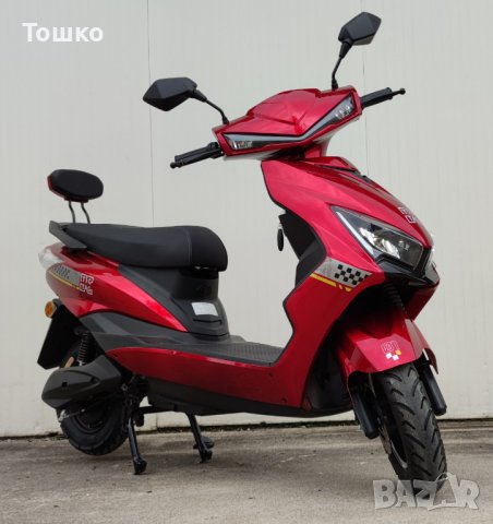 Електрически скутер EcoWay модел ZG-S 2000W 72V 20Ah, снимка 4 - Мотоциклети и мототехника - 41392038