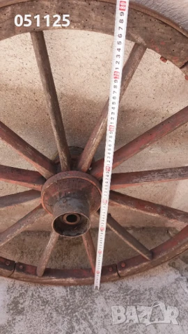 масивни колела от каруца - огромни , снимка 14 - Антикварни и старинни предмети - 50659952