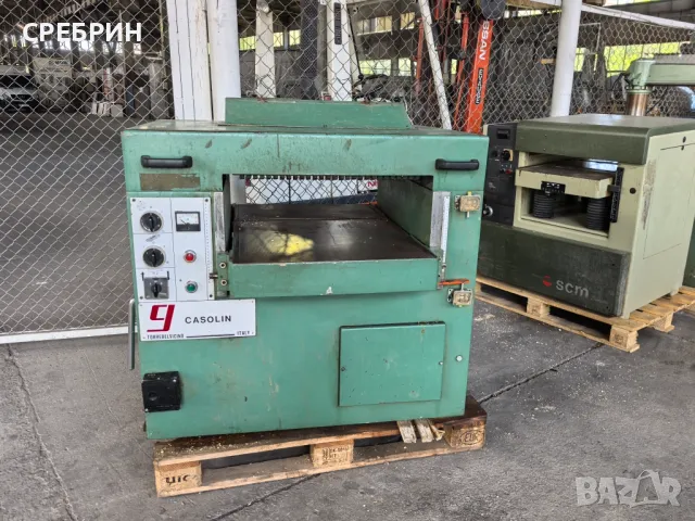 Щрайхмус на 610 мм с 4 ножа и автоматично качване и сваляне на плота височина 200 мм мотор 5,5 кв тр, снимка 2 - Други машини и части - 50238307