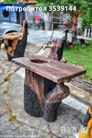 Градински чешми от щампован бетон имитиращи дърво, снимка 11 - Други - 38617855