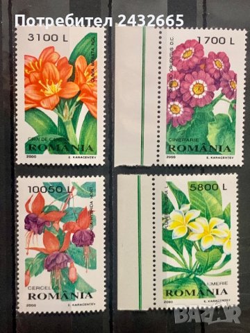 1239. Румъния 2000 = “ Флора. Декоративни растения. ”, **, MNH 
