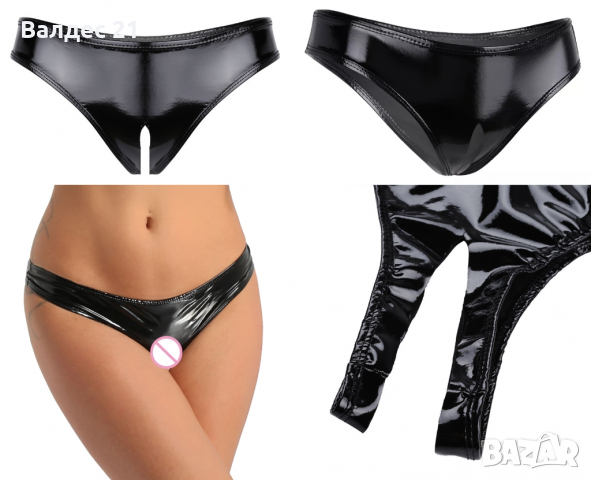 Еротичен и секси кожен/ латексов сутиен в стил BDSM, снимка 9 - Бельо - 34519828