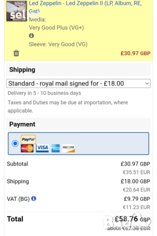 Led Zeppelin ‎– Led Zeppelin II Издание 🇬🇧 UK 1972г-GATEFOLD  Състояние на винила:като звук е VG+,, снимка 5 - Грамофонни плочи - 52196284