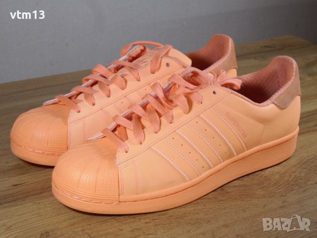 Adidas Superstar Adicolor Sun Glow - 42 номер Рефлективни!, снимка 3 - Маратонки - 39555870