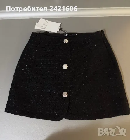 Нова! XS ZARA пола от букле , снимка 1