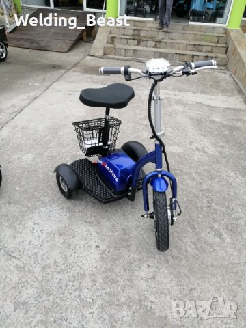 Електрически триколки с предно предаване А2 500W/48V/12Ah BLUE, снимка 1