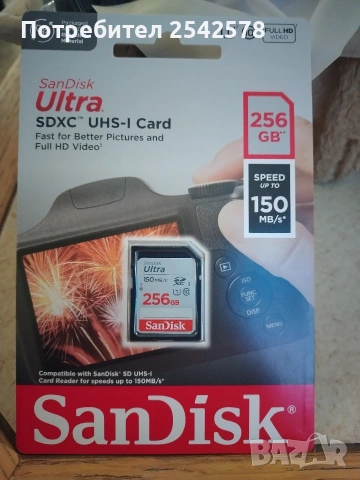 SanDisk Ultra SDXC UHS-I CARD 256GB 150MB/s