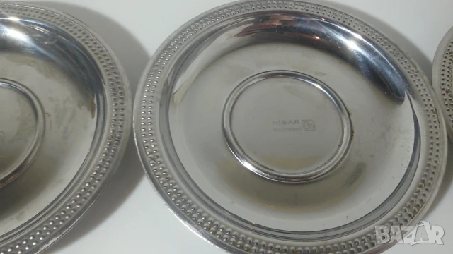 Лот 12 малки чинийки Hisar Rostfrei, снимка 15 - Чинии - 51317270