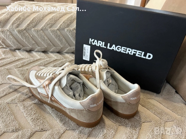 Нови - Karl Lagerfeld 39номер, снимка 9 - Маратонки - 53572339