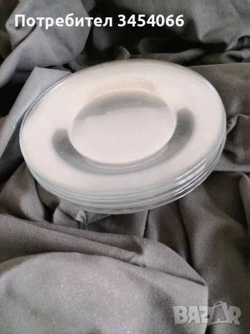 Нови стъклени чинии +купа. , снимка 1