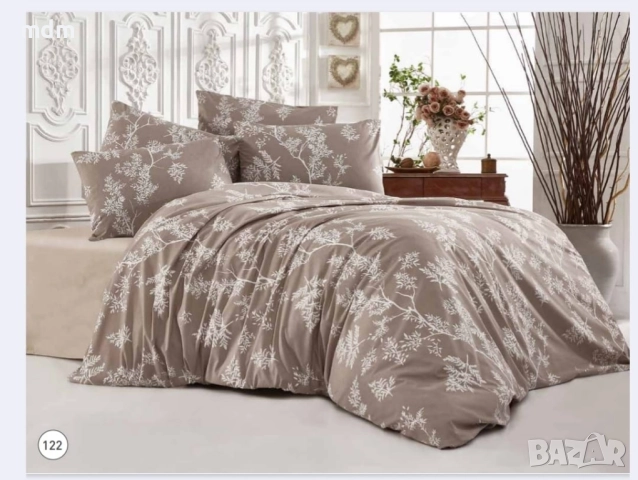 Марка VALDİVİA луксозен двоен ранфорс спален комплект 100% памук- 49 лв, снимка 16 - Спално бельо - 44016503