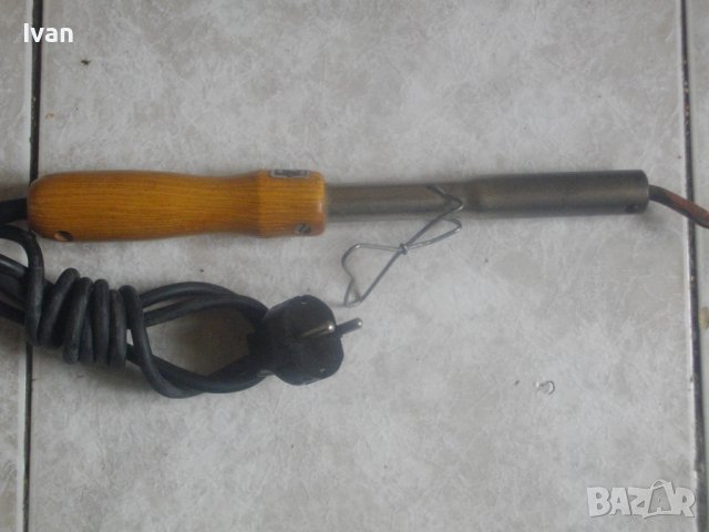 Немски Масивен Голям Ел.Поялник-Старо Качество-Почти Нов-Отличен-60W/LOTBOY, снимка 14 - Поялници и запояване - 41310295