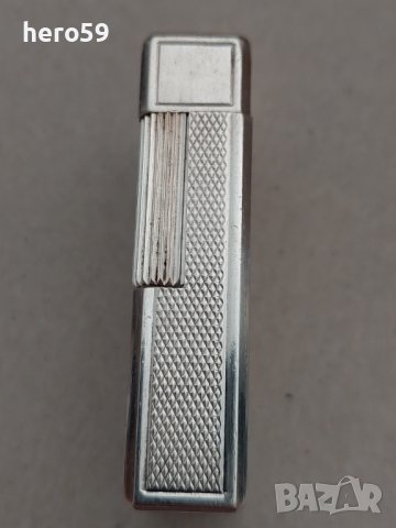 Сребърна автентична запалка Дюпонд(S.T.Dupont lighter)1963 год. като нова с оригинална кутия, снимка 5 - Подаръци за мъже - 42110606