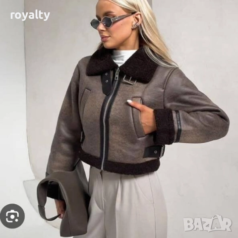 КОЖЕНО ЯКЕ С КАРАКУЛ ДВА ЦВЯТА 